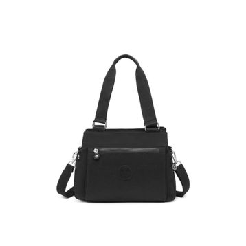 Smart Bags SMB1125 Krinkıl Siyah Kadın Omuz Çantası
