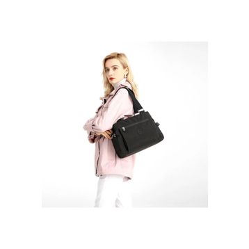 Smart Bags SMB1125 Krinkıl Siyah Kadın Omuz Çantası