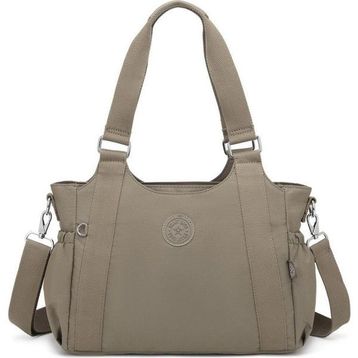 Smart Bags SMB1163 Açık Kahve Kumaş Krinkıl Kadın Omuz Çantası
