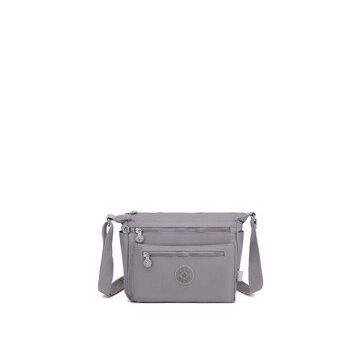 Smart Bags SMB1238 Gri Krinkıl Kumaş Kadın Çapraz Askılı Çanta