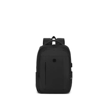 Smart Bags SMB8660 Gumi Siyah Unisex Sırt Çantası