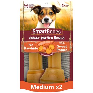 Smart Bones Tatlı Patatesli Medium Kemik 2'li Köpek Ödülü