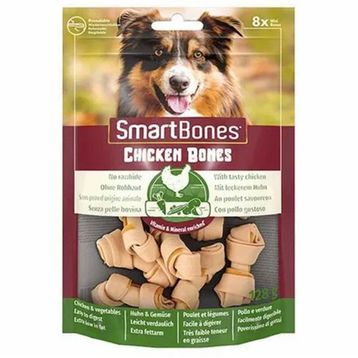 Smart Bones Tavuklu Mini 128 gr Düğüm Köpek Ödül Kemiği