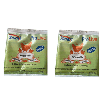 Smart Prolive 2x50 gr Kanatlı Hayvan Probiyotik
