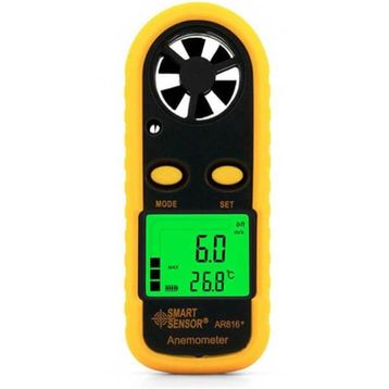 Smart Sensor AR 816 Rüzgar Hızı Ve Sıcaklık Ölçer Anemometre