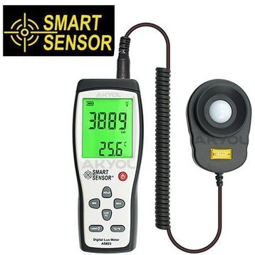 Smart Sensor As 823 Spiral Kablolu Işık Ölçer Lüksmetre