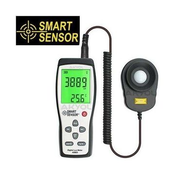 Smart Sensor As 823 Spiral Kablolu Işık Ölçer Lüksmetre