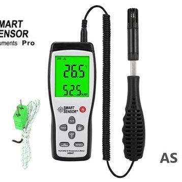 Smart Sensor AS 847 Problu Sıcaklık ve Nem Ölçer