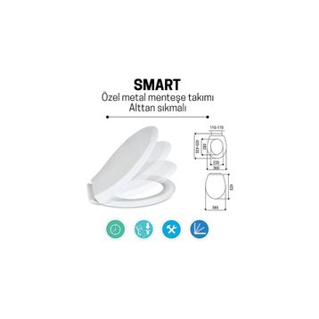 Smart Yavaş Kapanır Klozet Kapağı