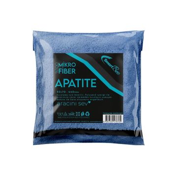 SmartBee Apatite 50x70 cm 440GSM - Mavi Mikrofiber Oto Kurulama Havlusu
