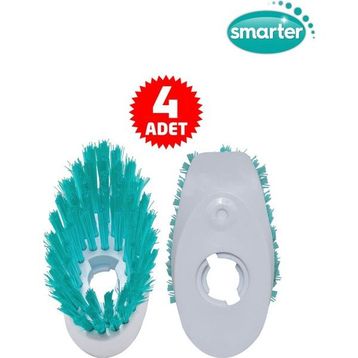 Smarter 4'lü Deterjan Hazneli Bulaşık Fırçası