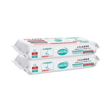Smarter 4Xl Mopa Uyumlu Yüzey Beyaz Sabun Kokulu Sirke ve Karbonat Katkılı 30 Yaprak Yer Temizlik Havlusu Bezi