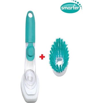 Smarter Deterjan Hazneli Bulaşık Fırçası + Yedek Fırça