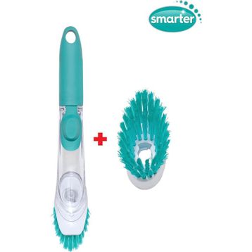 Smarter Deterjan Hazneli Bulaşık Fırçası + Yedek Fırça