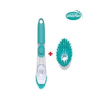 Smarter Deterjan Hazneli Bulaşık Fırçası + Yedek Fırça