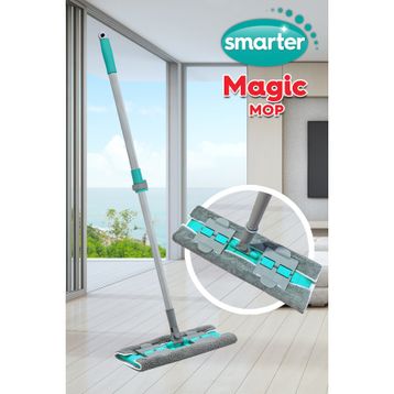 Smarter Magic Mop + Hediyeli Paspas Mandallı Set Yüzey Bez Uyumlu Yer Temizlik Havlusu