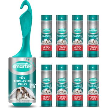 Smarter Tüy Toplayıcı Rulo + 8 Yedek Rulo