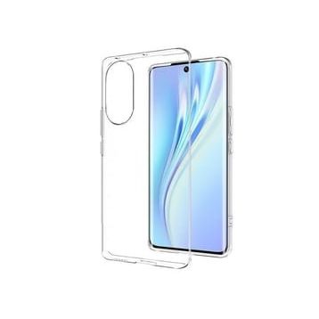 Smcase Honor 50 Lüks Tpu Silikon Tam Kapatan Pet Ekran Koruyucu Şeffaf Cep Telefonu Kılıfı