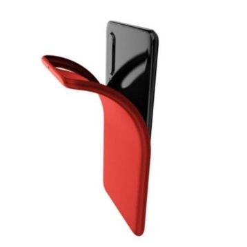 Smcase Huawei P30 Lüks Silikon Nano Ekran Koruyucu Gold Cep Telefonu Kılıfı