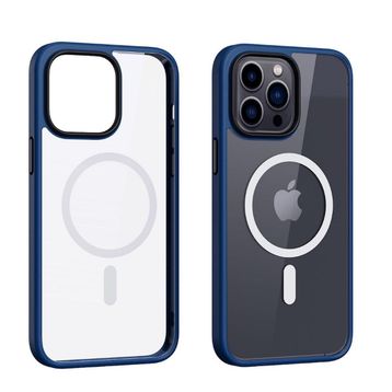 Smcase iPhone 12 Pro Manyetik Wiriless Destekli Krom Silikon Siyah Cep Telefonu Kılıfı