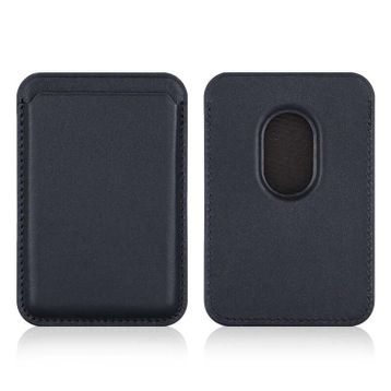 Smcase iPhone 13 Kartlıklı Cardsafe Deri Mıknatıslı Silikon Siyah Cep Telefonu Kılıfı