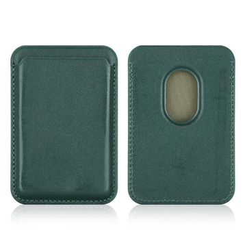 Smcase iPhone 13 Kartlıklı Cardsafe Deri Mıknatıslı Silikon Siyah Cep Telefonu Kılıfı