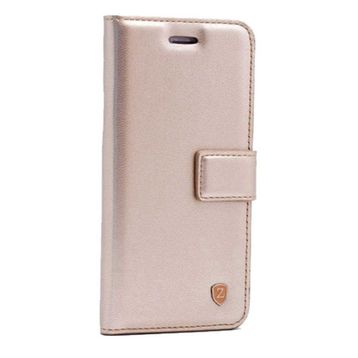 Smcase Samsung Galaxy J8 Cüzdan Nano Ekran Koruyucu Gold Cep Telefonu Kılıfı