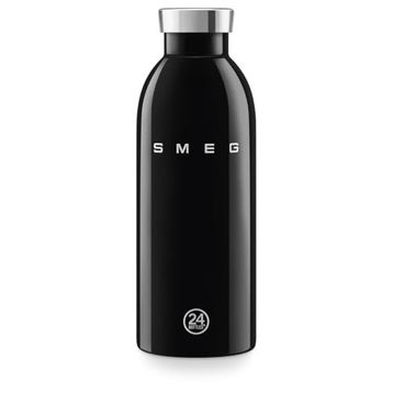 Smeg Clima Bottle Siyah 500 ml Paslanmaz Çelik Termos
