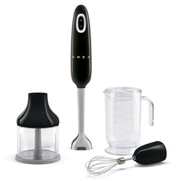 Smeg HBF03BLEU Siyah 50's Style Retro El Blender Seti