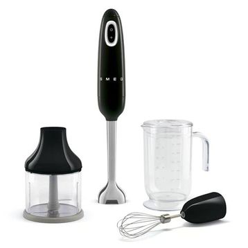 Smeg HBF03BLEU Siyah 50's Style Retro El Blender Seti