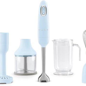 Smeg HBF22PBEU 50's Style Pastel Mavi El Blender Seti