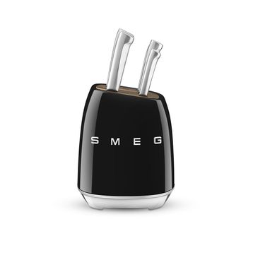 Smeg KBSF02BL Siyah Standlı Bıçak Seti