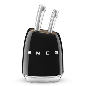 Smeg KBSF02BL Siyah Standlı Bıçak Seti