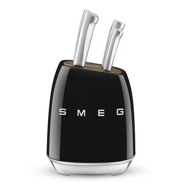 Smeg KBSF02BL Siyah Standlı Bıçak Seti