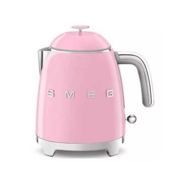 Smeg KLF05 50's Style 800 ml 1400 W Pembe Mini Su Isıtıcı Kettle