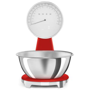 Smeg KSF01RDWW 50's Retro Kırmızı Analog Mutfak Tartısı