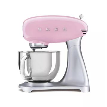 Smeg SMF02PKEU Retro Pembe 800 W 4.8 lt Hamur Yoğurma Makinesi