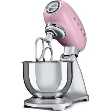 Smeg SMF02PKEU Retro Pembe 800 W 4.8 lt Hamur Yoğurma Makinesi