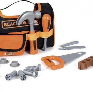 Smoby 360919 Black Decker Kumaş Alet Çantası