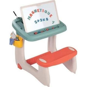 Smoby 420107 Çift Taraflı Manyetik ve Tebeşirli Çocuk Çalışma Masası