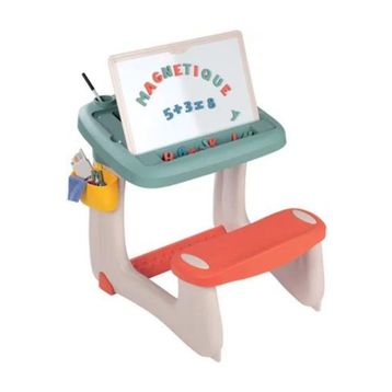 Smoby 420107 Çift Taraflı Manyetik ve Tebeşirli Çocuk Çalışma Masası