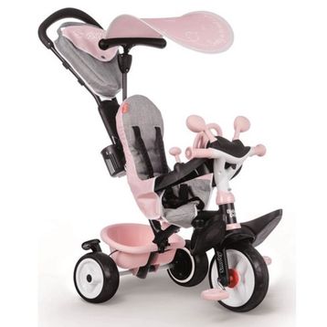 Smoby 741501 Pembe Baby Driver Comfort 3'ü 1 Arada Üç Tekerlekli Bisiklet