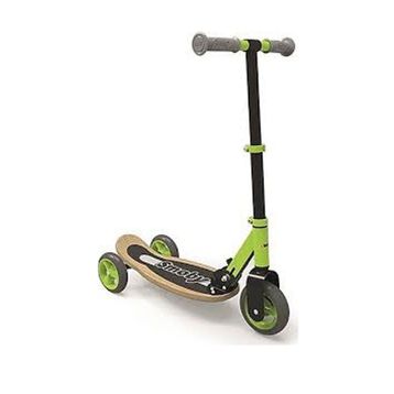 Smoby 7600750908 3W Katlanabilir Sarı Ahşap Scooter