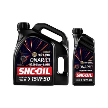 Snc-Oil 150.000 + Bakım Pro-S Plus Onarıcı 15W-50 4+1 lt Motor Yağı