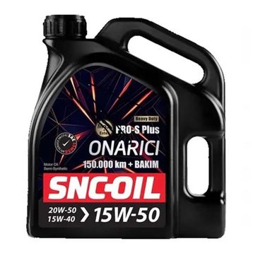 Snc-Oil 150.000 km+Pro S Plus Onarıcı Heavy Duty 15W-50 4 L Motor Yağı
