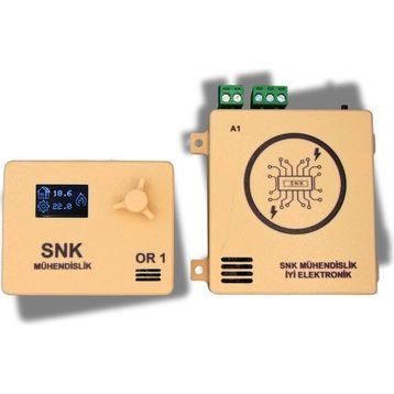 Snk NR1 Bej Kablosuz Oda Termostatı
