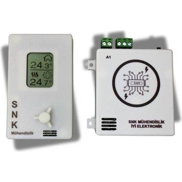 Snk NR1 Beyaz Kablosuz Oda Termostatı