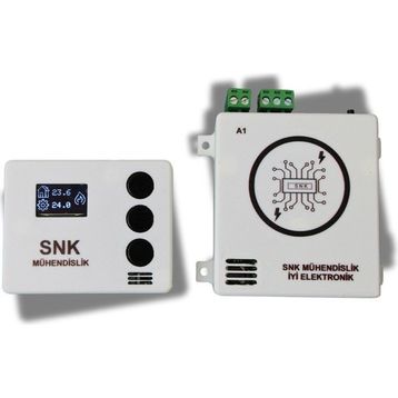 Snk NR1 Beyaz Kablosuz Oda Termostatı