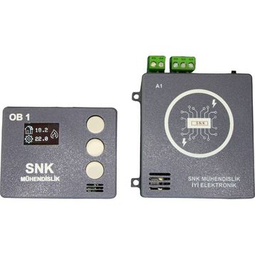 Snk NR1 Gri Kablosuz Oda Termostatı