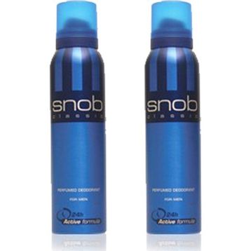 Snob Classic 2 Adet 150 ml Erkek Deodorant
